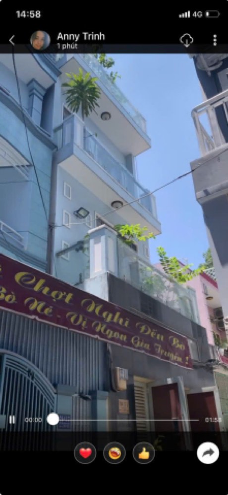 Bán nhà hẻm 76A Trần Hữu Trang, Phú Nhuận
