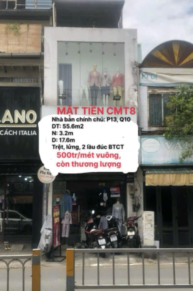 Bán nhà mặt tiền Cách Mạng Tháng Tám, Quận 10