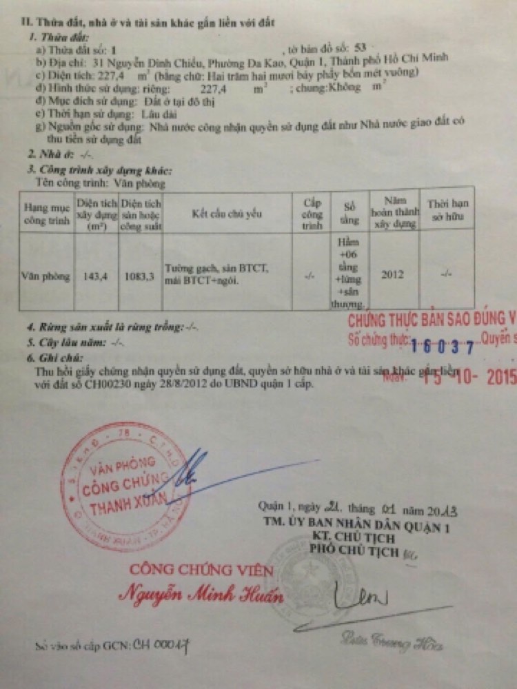 Bán nhà mặt tiền 31 Nguyễn Đình Chiểu, Quận 1 - ảnh 1