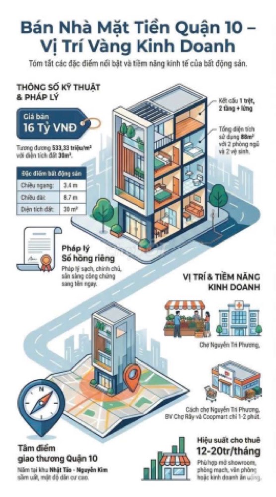 Bán nhà mặt tiền Vĩnh Viễn, Quận 10