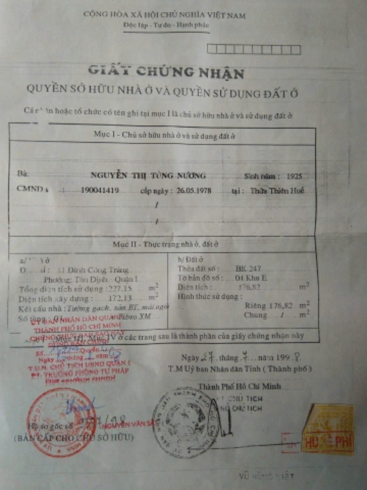 Bán nhà mặt tiền 11 Đinh Công Tráng, Quận 1 - ảnh 1