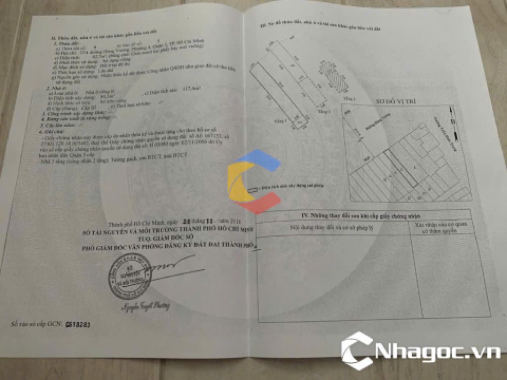 Bán nhà 37A-B Hùng Vương, Quận 5 - ảnh chính