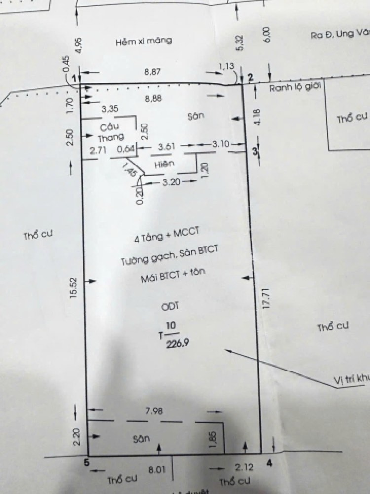Bán nhà hẻm 143 Ung Văn Khiêm, Bình Thạnh
