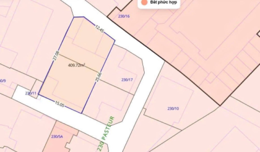 Bán nhà 230E-C Pasteur, Quận 3