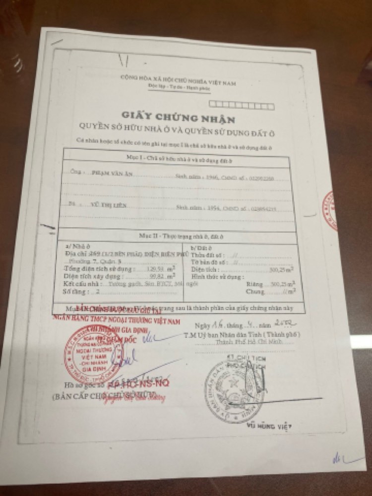 Bán nhà mặt tiền 269 Điện Biên Phủ, Quận 3 - ảnh 1