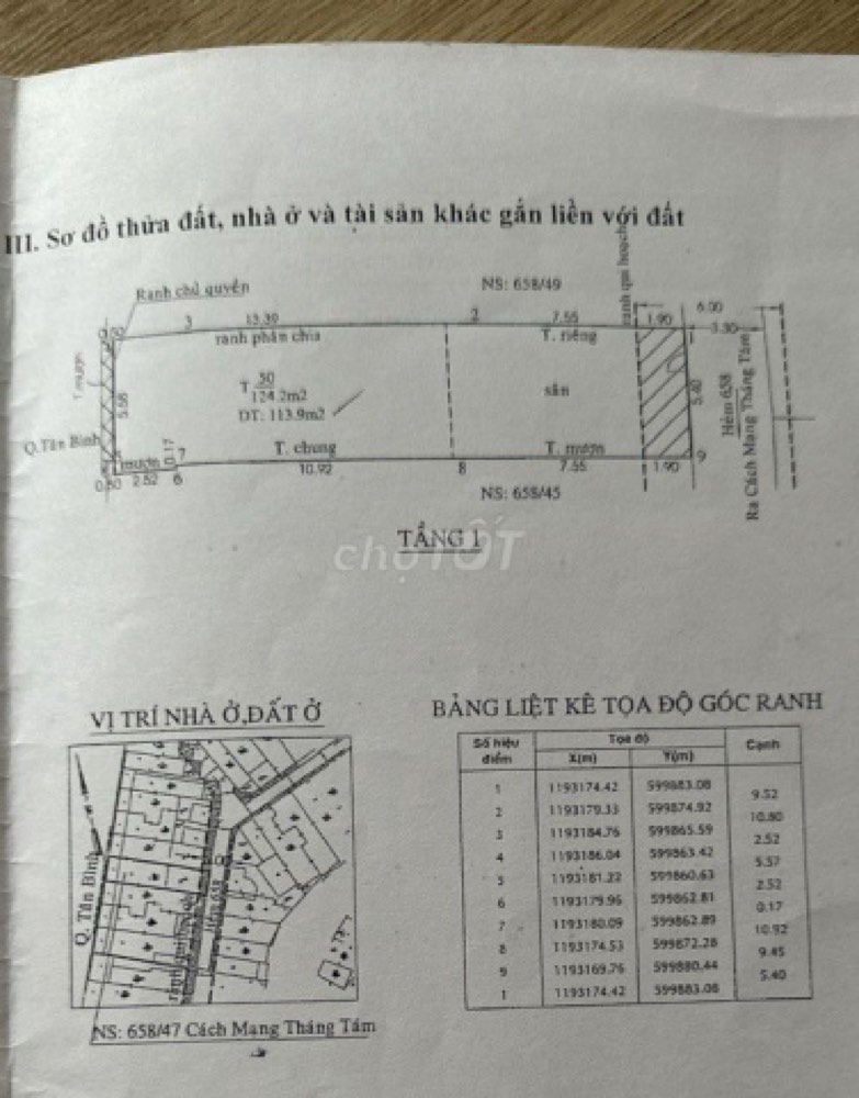 Bán nhà hẻm 658 Cách Mạng Tháng Tám, Quận 3 - ảnh 1