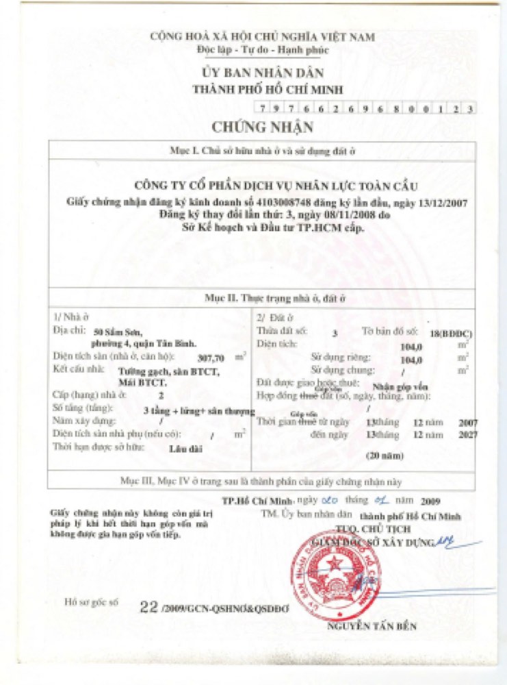 Bán nhà mặt tiền Sầm Sơn, Tân Bình - ảnh chính