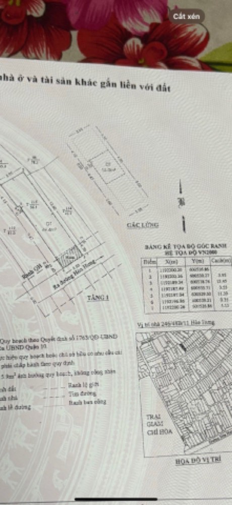 Bán nhà hẻm 246 Hòa Hưng, Quận 10 - ảnh chính