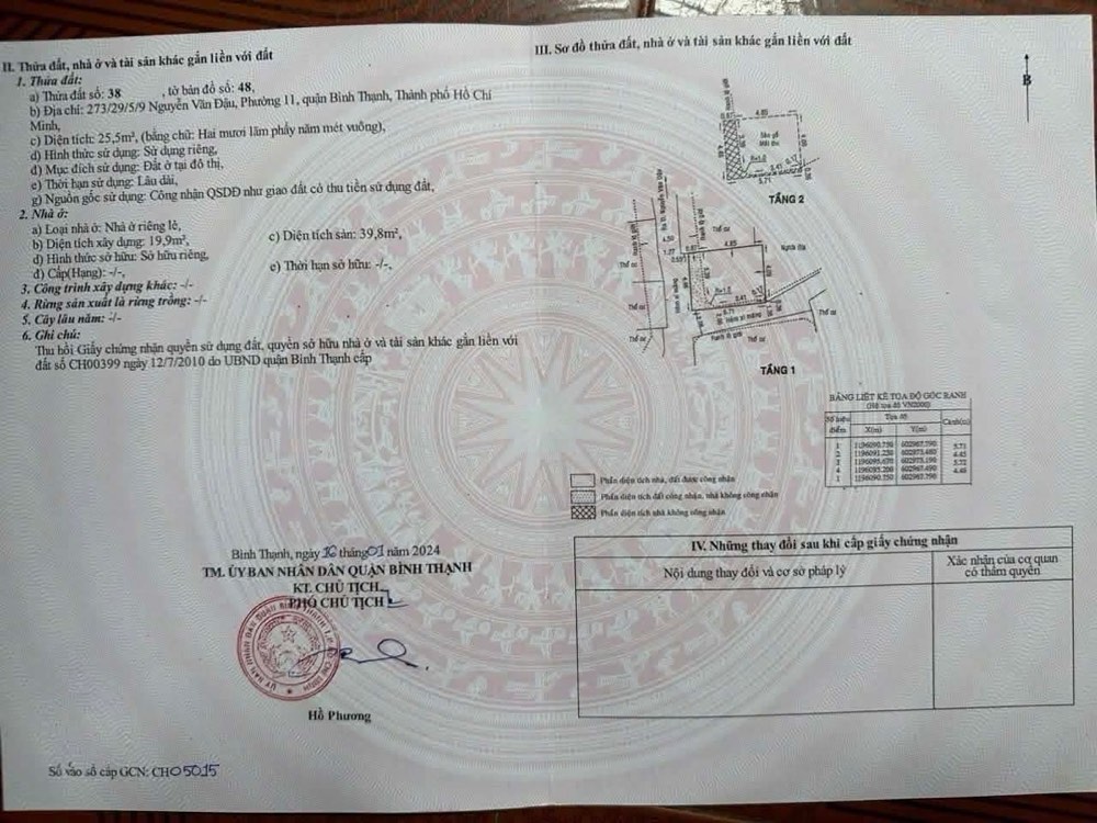 Bán nhà hẻm 273 Nguyễn Văn Đậu, Bình Thạnh - ảnh 2
