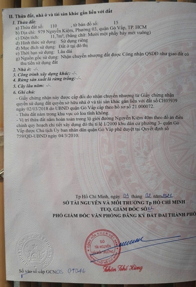 Bán nhà mặt tiền Nguyễn Kiệm, Gò Vấp - ảnh 7