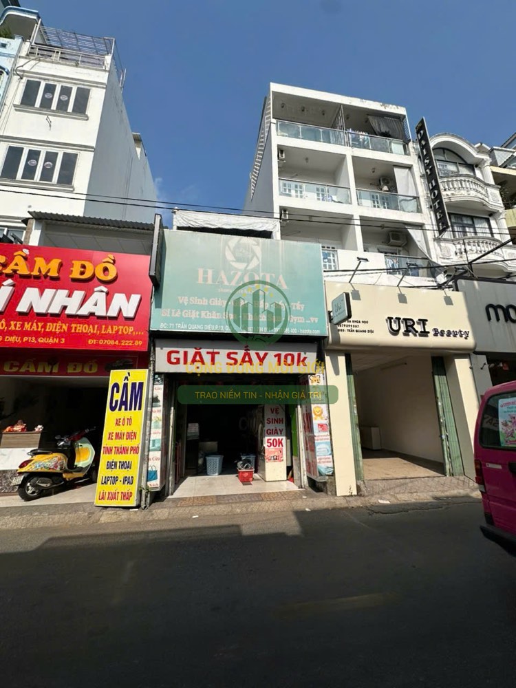 Bán nhà mặt tiền Trần Quang Diệu, Quận 3