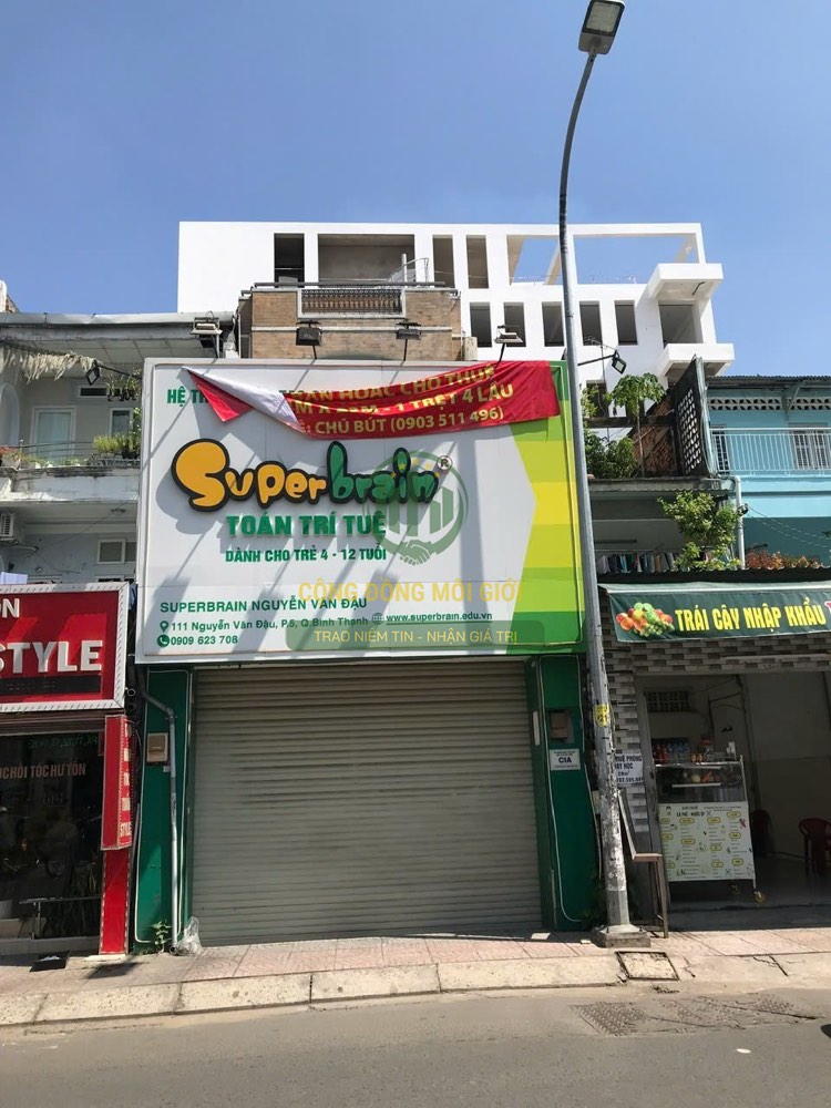 Bán nhà mặt tiền Nguyễn Văn Đậu, Bình Thạnh