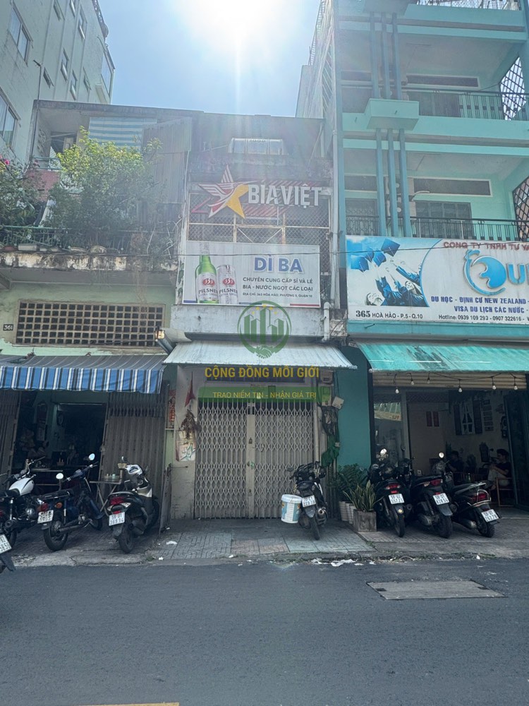 Bán nhà mặt tiền Hòa Hảo, Quận 10