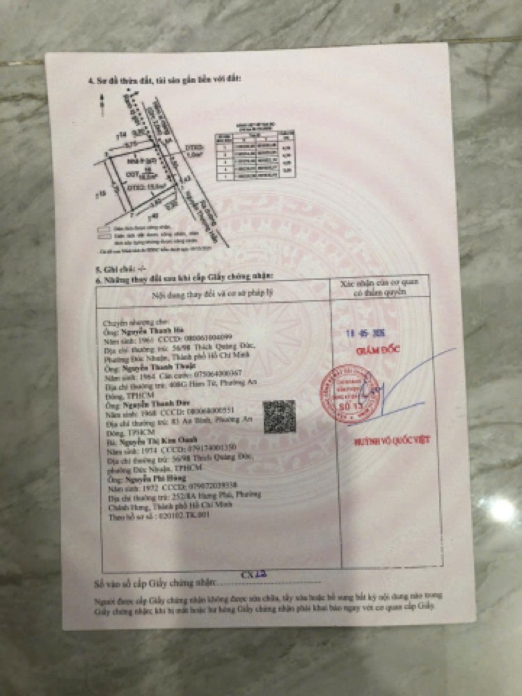 Bán nhà hẻm 56 Thích Quảng Đức, Phú Nhuận