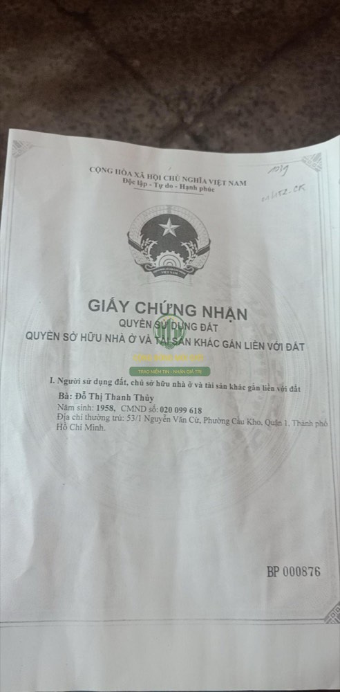 Bán nhà mặt tiền Trần Hưng Đạo, Quận 1 - ảnh 3